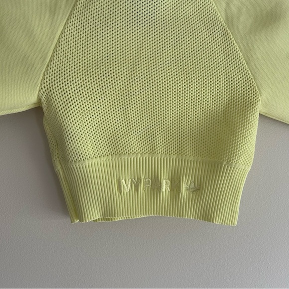 Adidas x IVY PARK Yellow and Blue Knit Crop Top sz XS - Picture 5 of 9